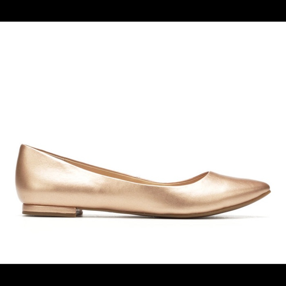Katy Perry Rose Gold Flats Size 10
